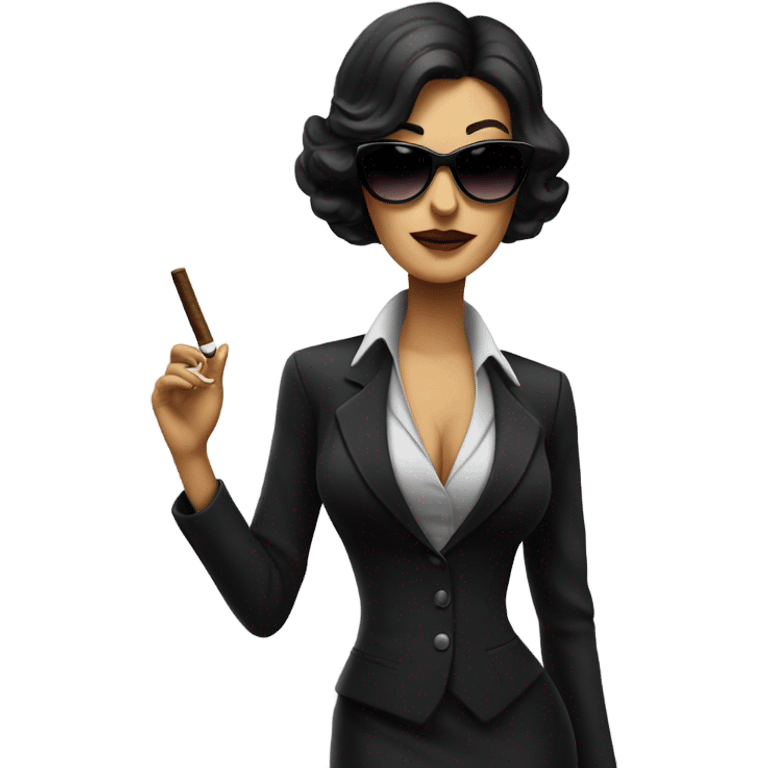 Italian female mobster emoji