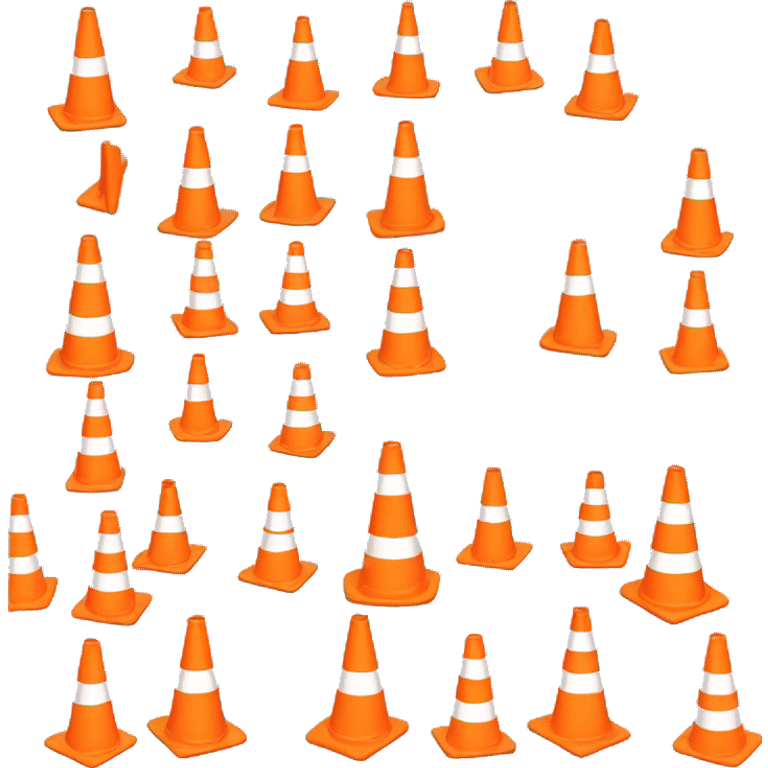 Traffic cone emoji