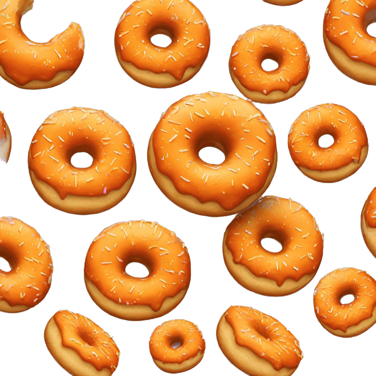 orange donut emoji