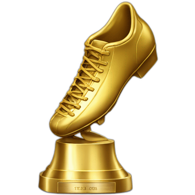 golden boot trophy emoji