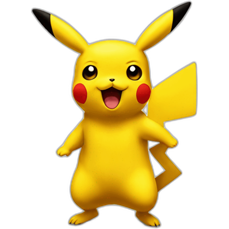 Pikachu flippant emoji