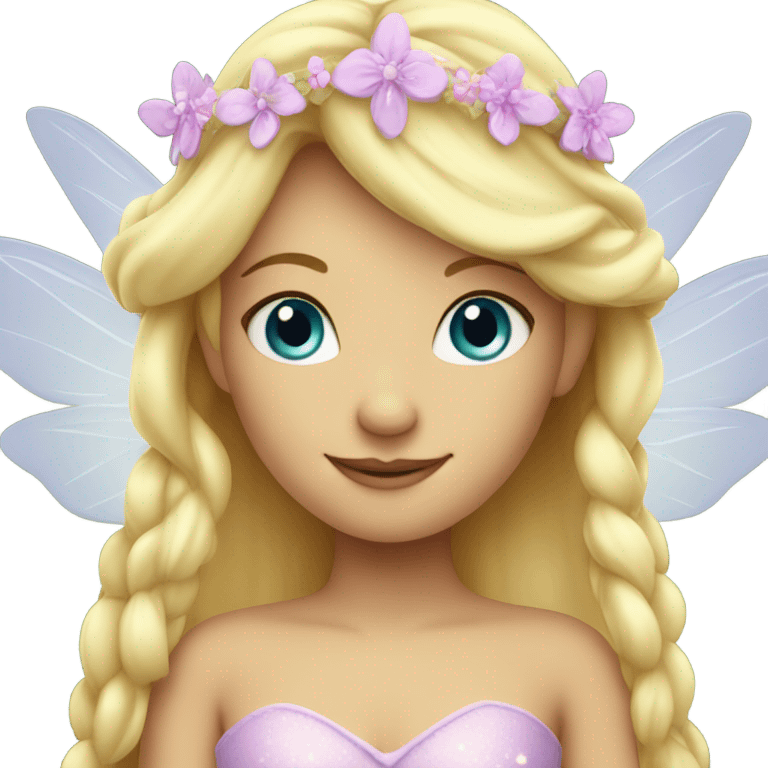 Blond fairy princess  emoji