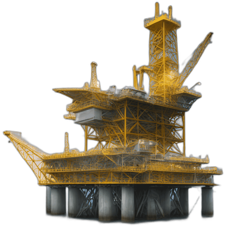 Offshore drilling support structure emoji