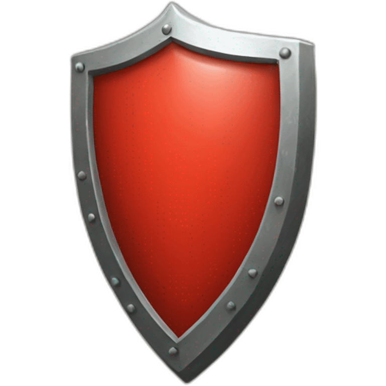 red shield emoji