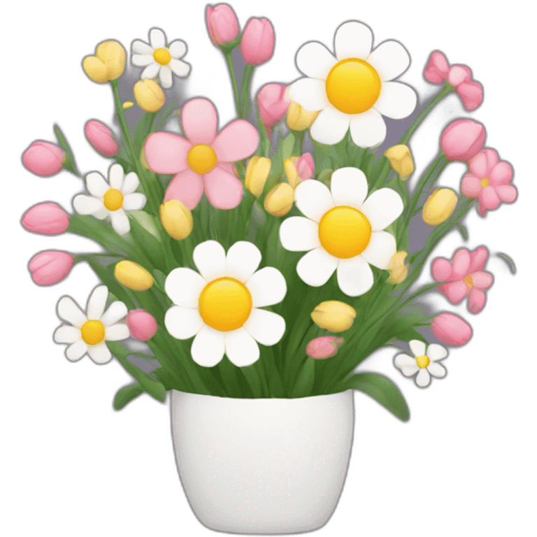 flowers bouquet logo emoji