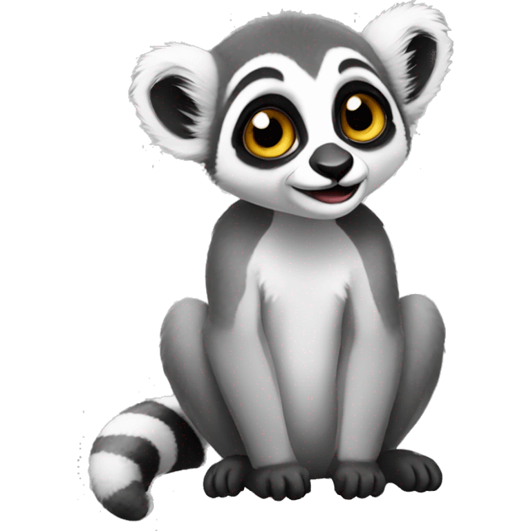 cute lemur emoji