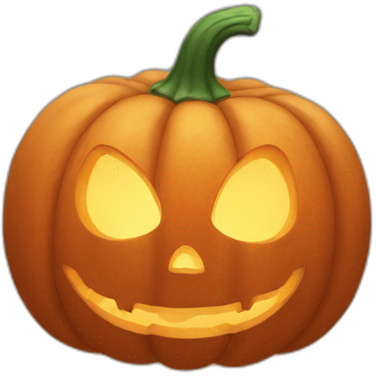 Halloween jack o lantern emoji