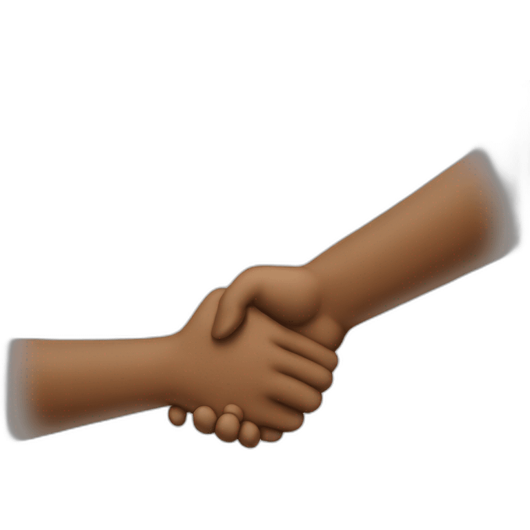 Hand shake emoji