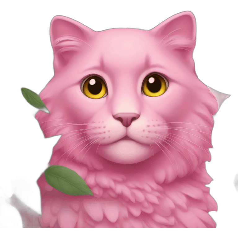 Cacca color rosa emoji