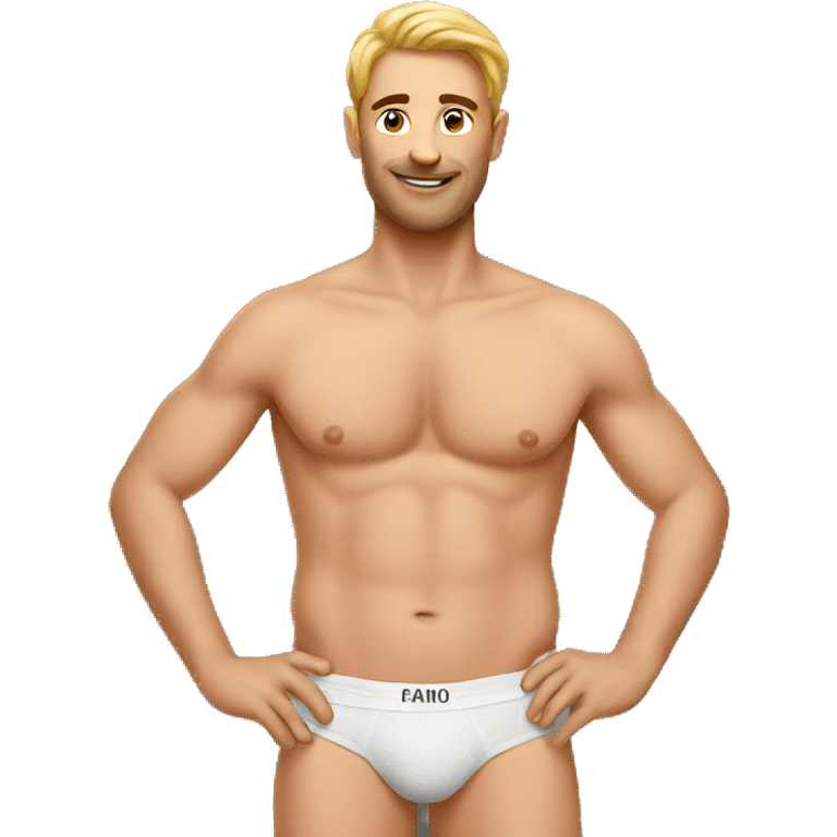 Man in bra emoji