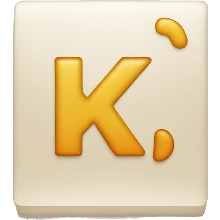 Letter K K and M emoji