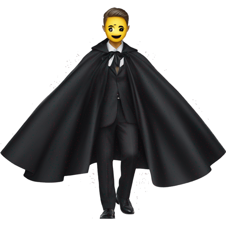 Dior logo on a magician cape emoji