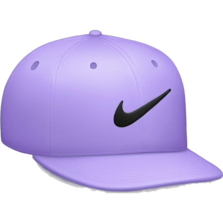 Light purple hat with Nike logo on the front  emoji