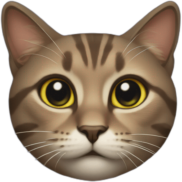 surprising cat face on galaxy emoji