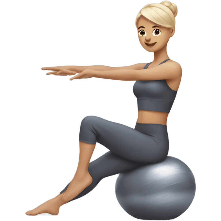 Pilates girl  emoji