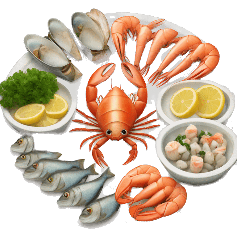 seafood platter emoji