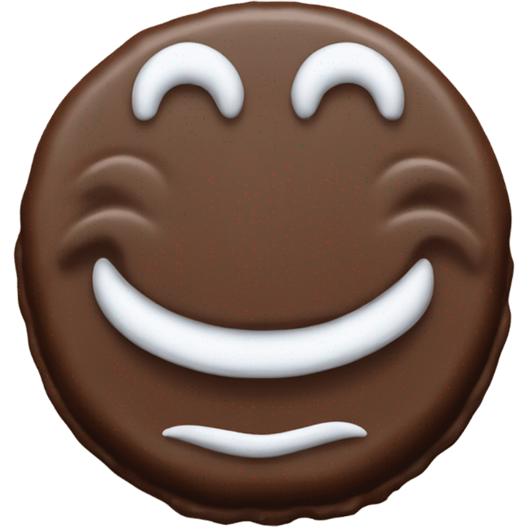 Chocolate moon pie  emoji