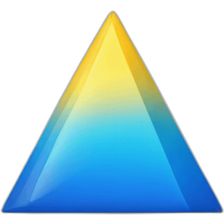 blue triangles emoji