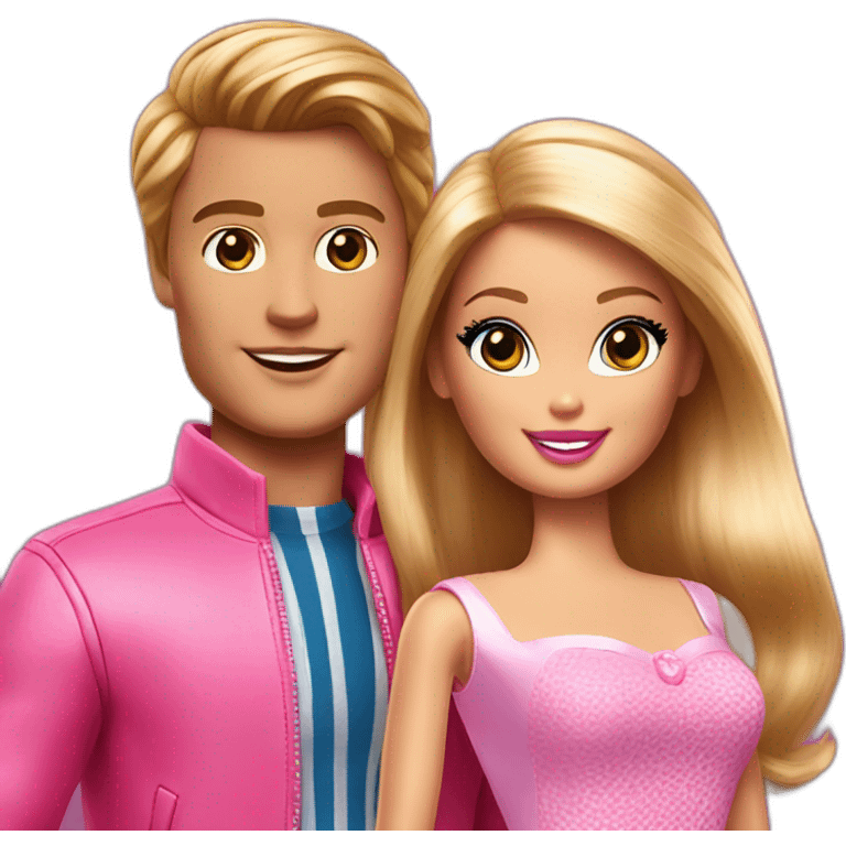 barbie and ken emoji