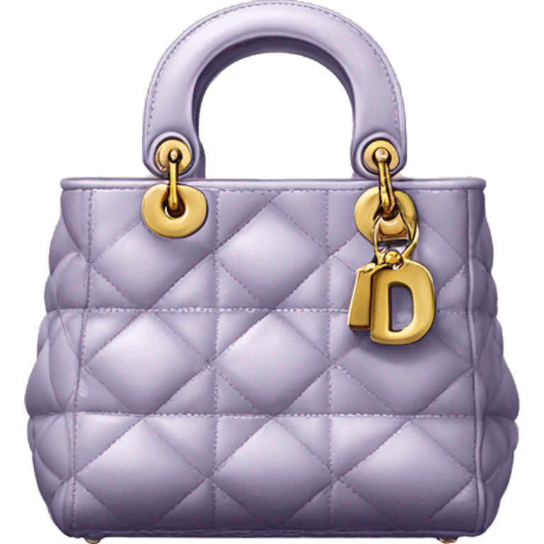 A lady Dior bag  emoji