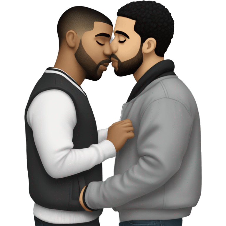 drake kissing drake kissing drake kissing drake emoji