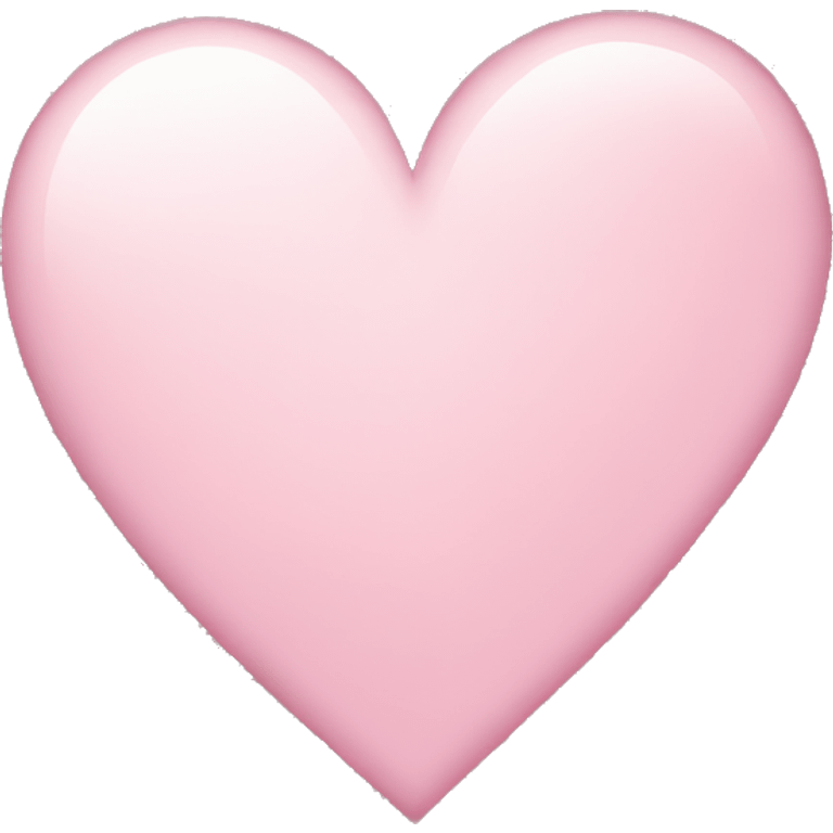 Light pink glitter heart emoji