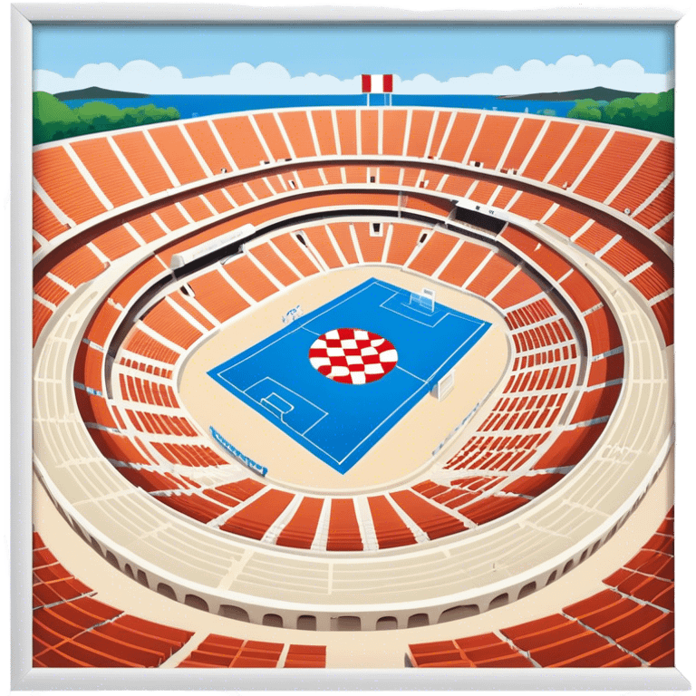 Cinematic Realistic Pula Arena, Croatia emoji emoji