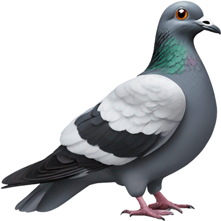 Trump’s face on a pigeon emoji