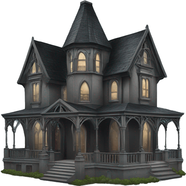 Gothic mansion emoji