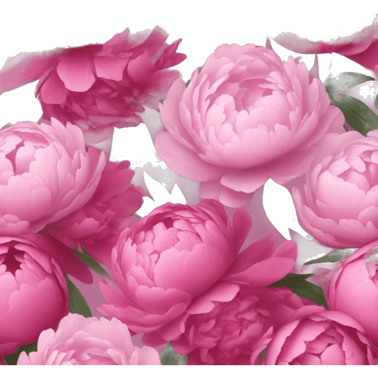 Bouquet of peonies emoji