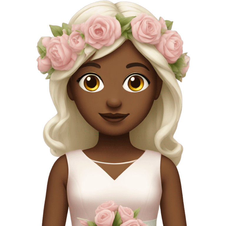 Flower girl emoji