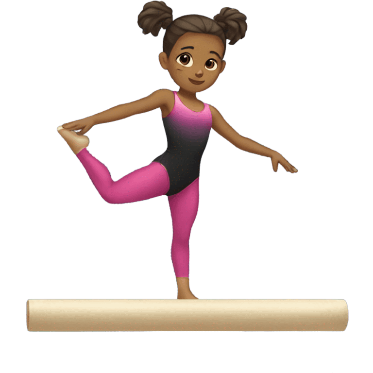 Girl do gymnastics emoji