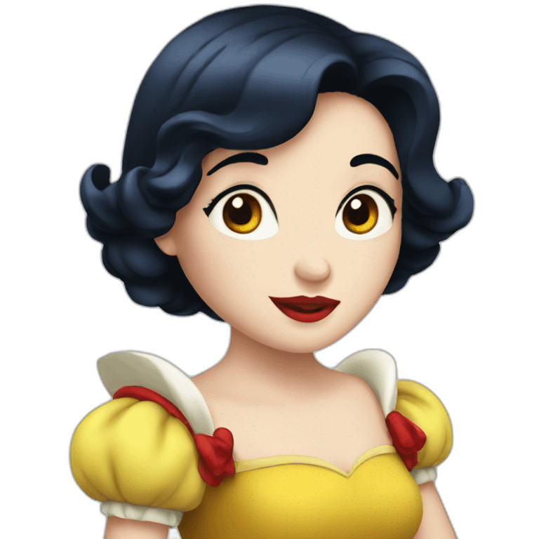 Snow white emoji