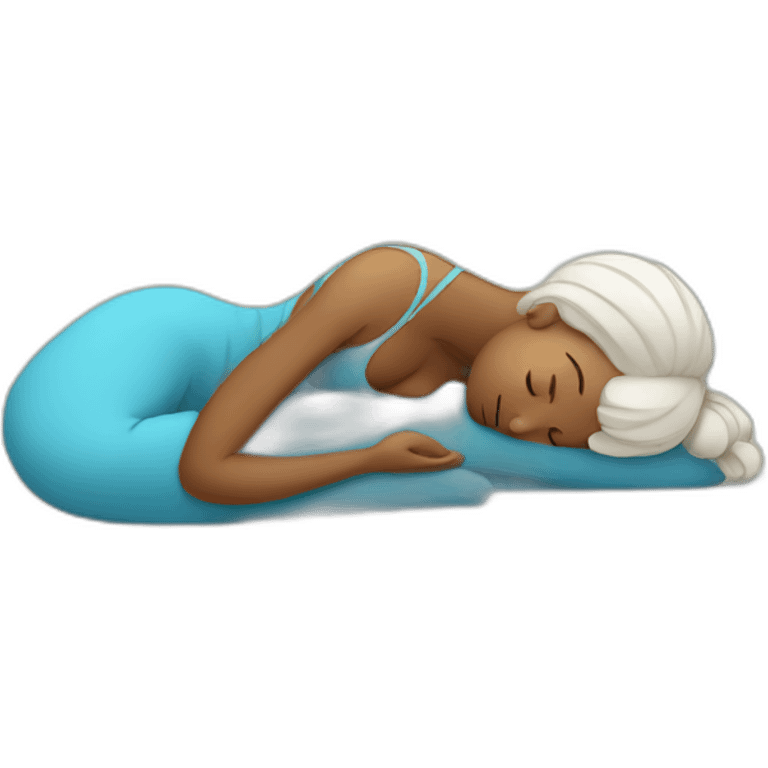 Yoga sleeping  emoji