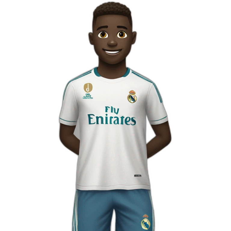 vinicius junior real madrid t shirt emoji