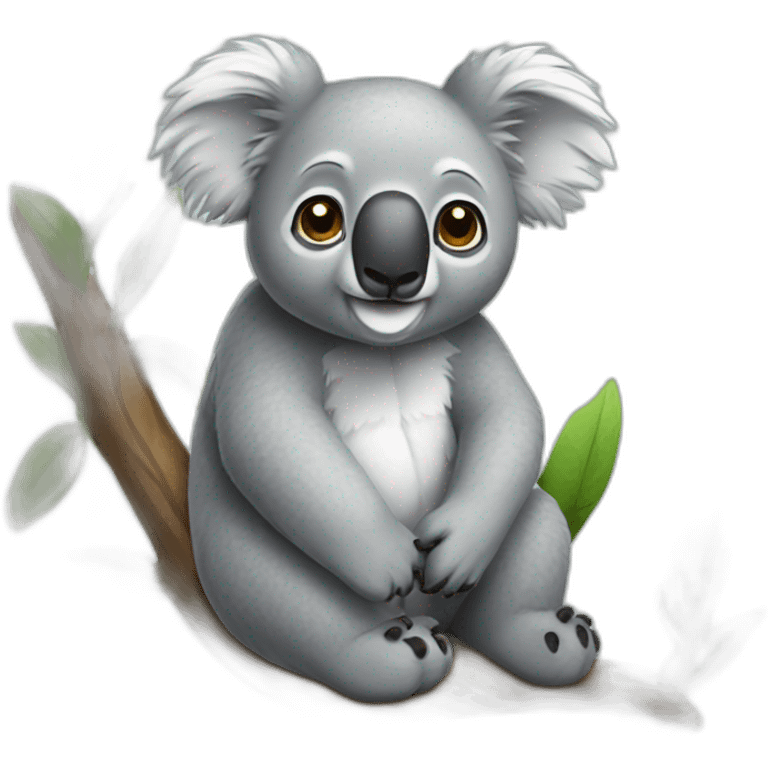 full body koala emoji