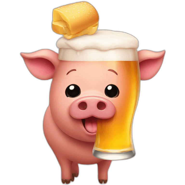 Pork With beer emoji