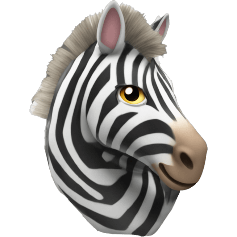 Zebra muscle emoji