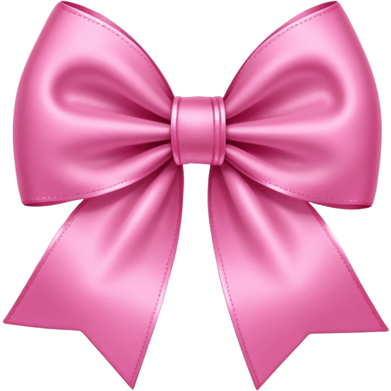 A pink bow emoji