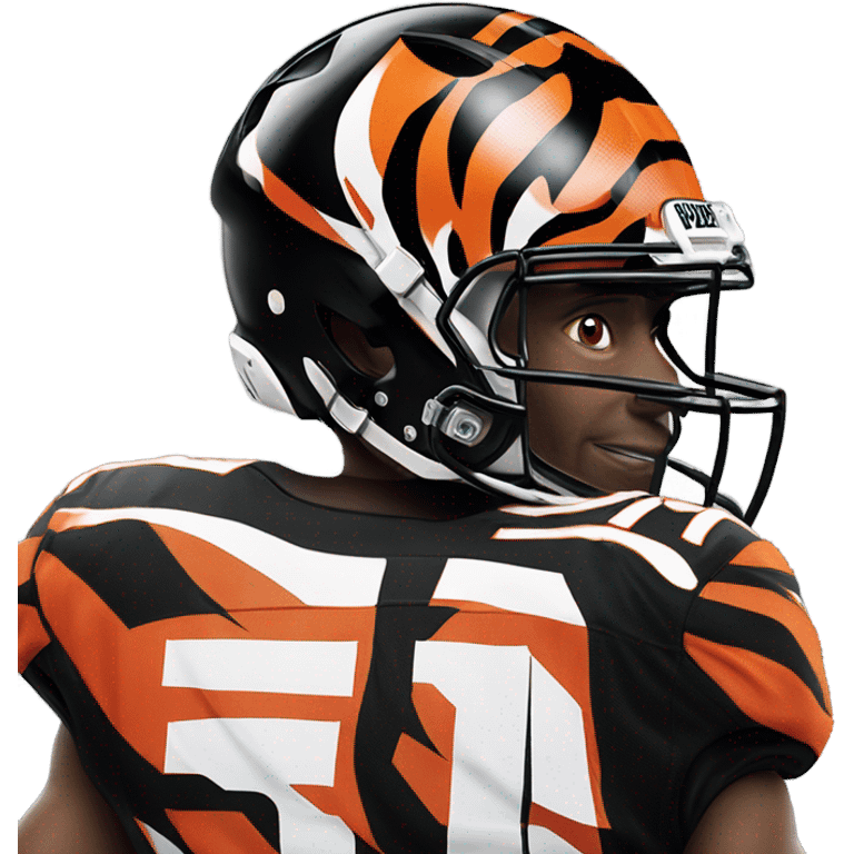 Just chase number 1 Cincinnati bengals emoji