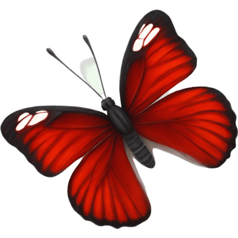 red butterfly emoji