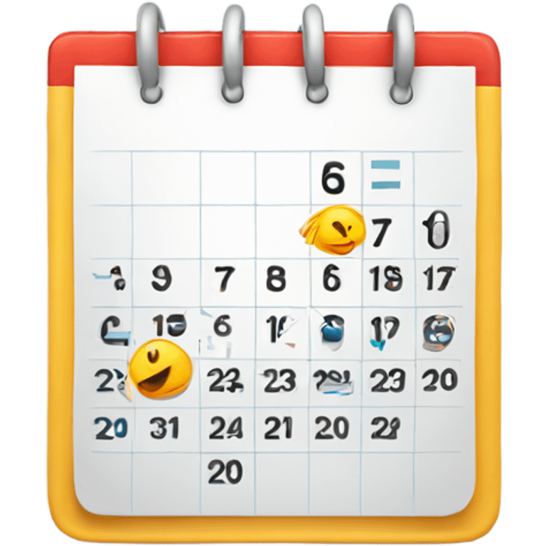 a sales calendar emoji