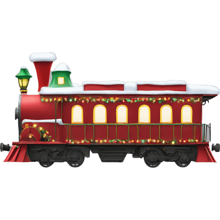 christmas train  emoji