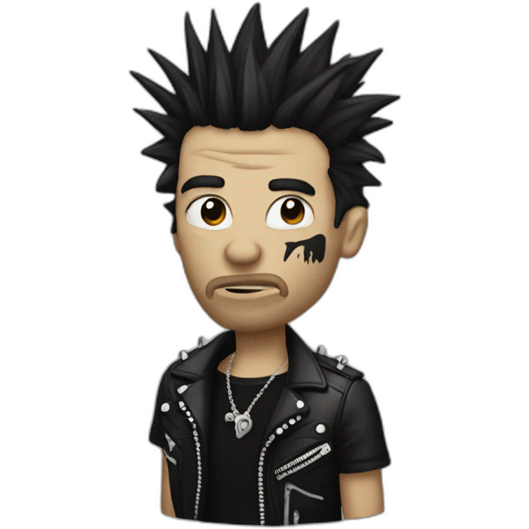 A punk who is dead emoji