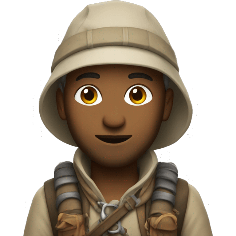 a nomad with turbant emoji