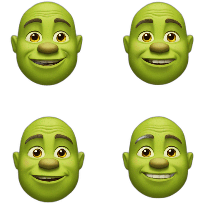 Shrek is waiting a baby  emoji