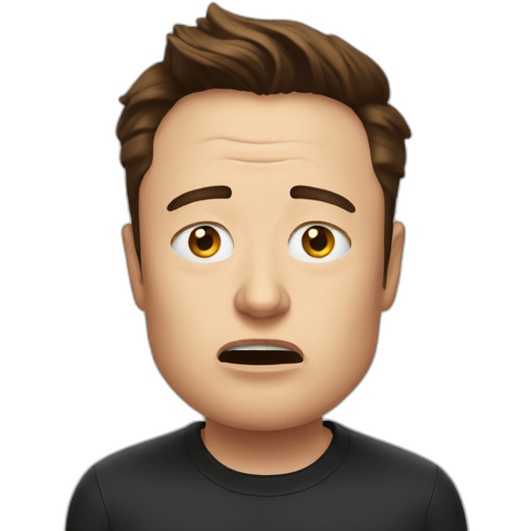 Crying elon musk emoji