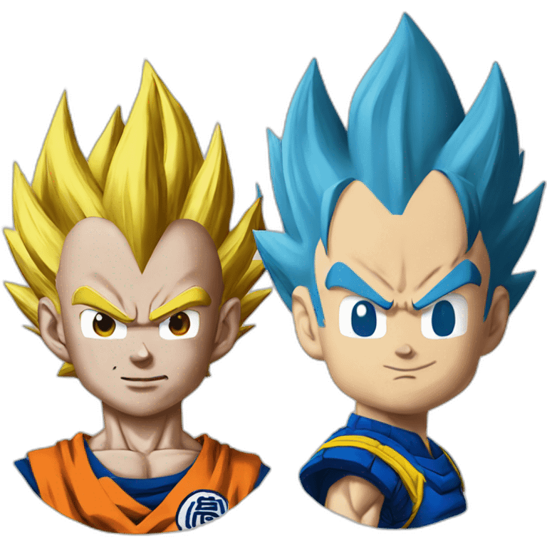 Goku and vegeta potara emoji