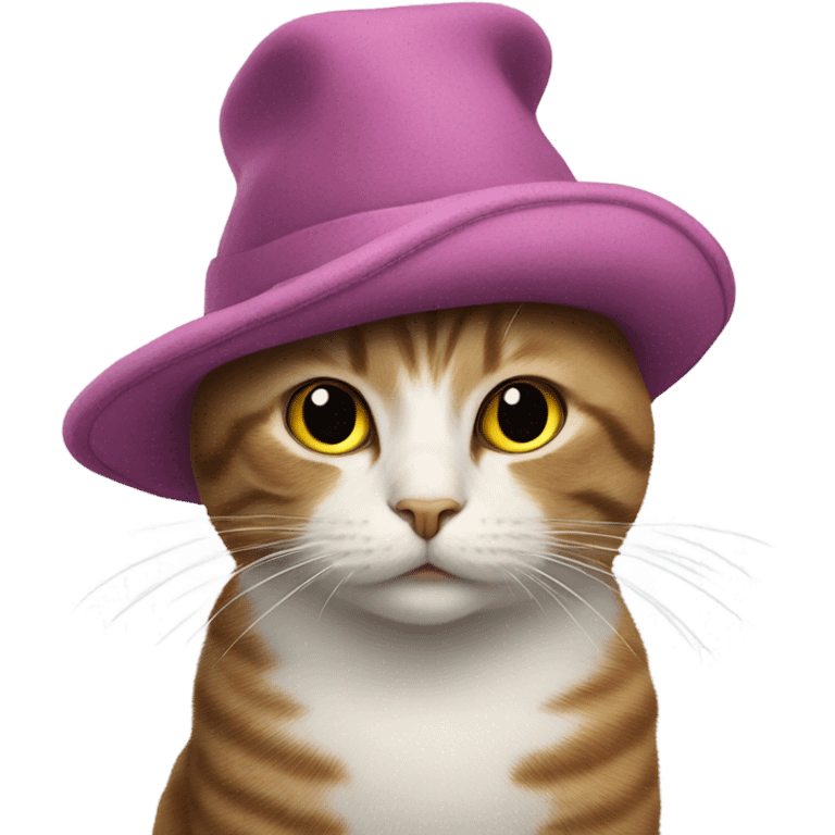 Cat with duck hat emoji