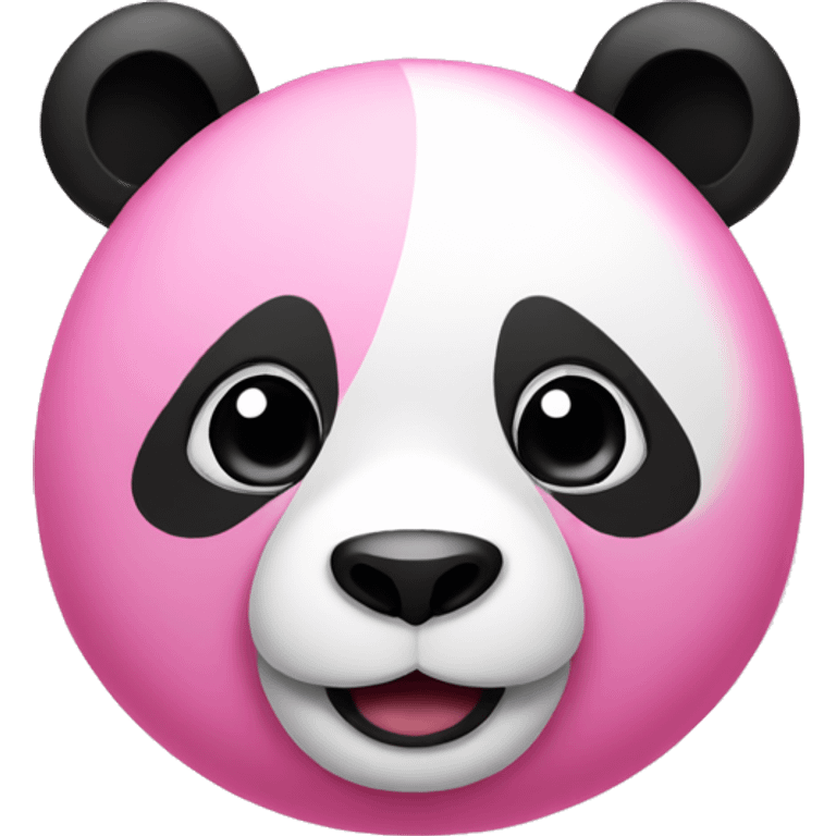 Panda pink emoji